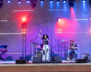 The Boom Trio starts off the show