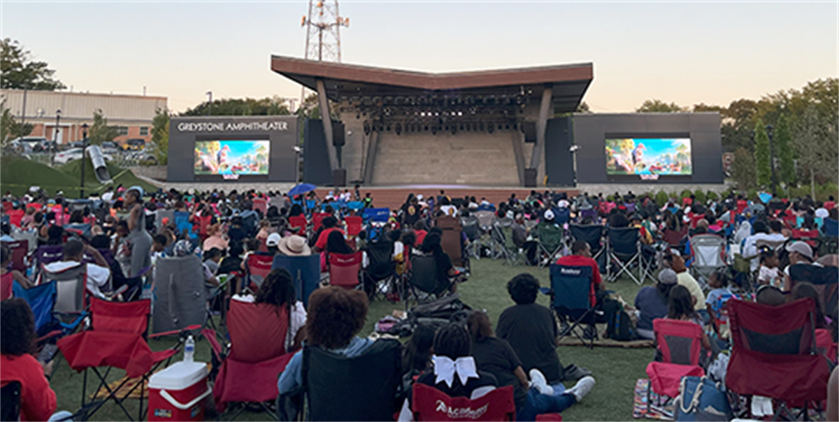 Screen on the Green Douglasville GreyStone Amphitheater